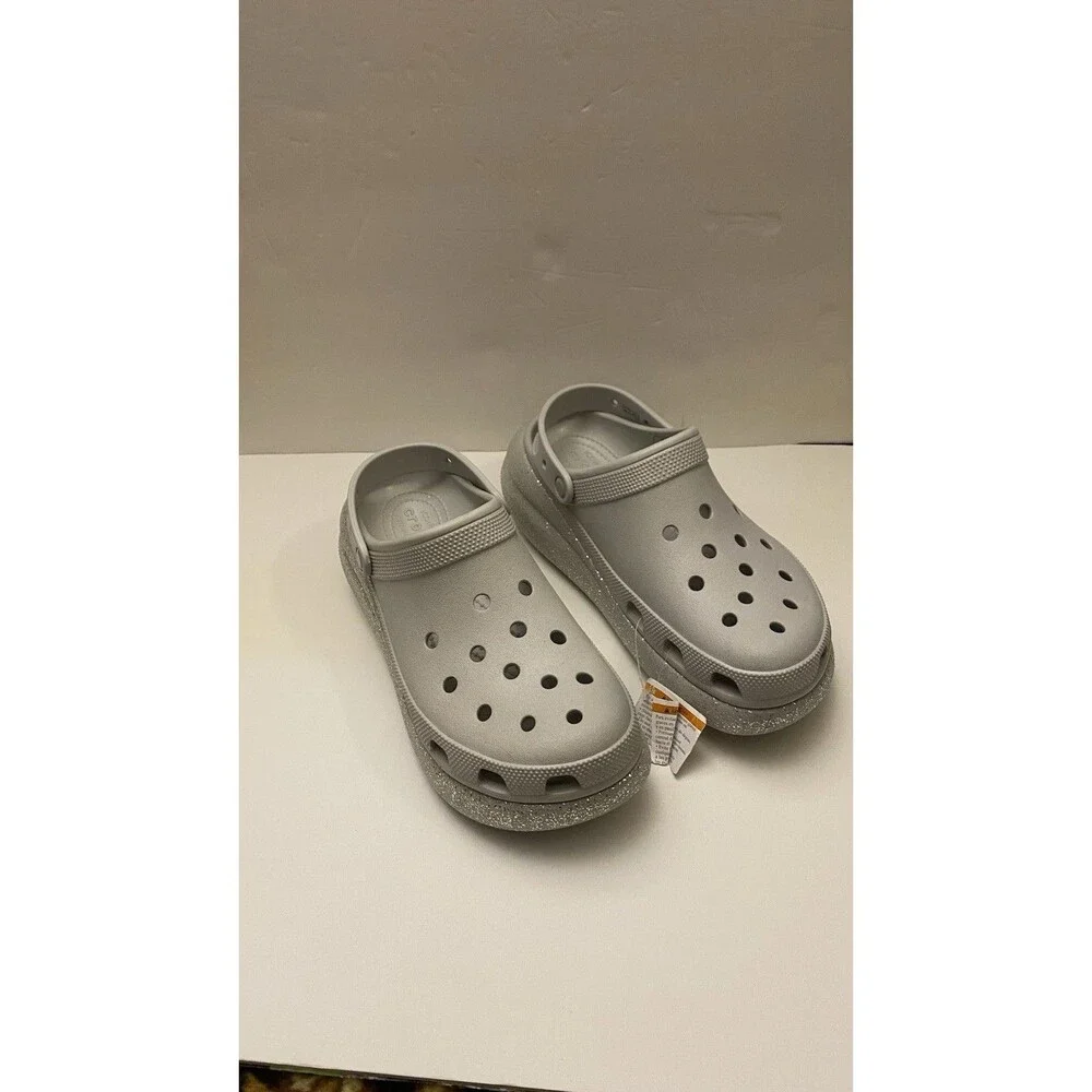 Crocs Classic Crush Glitter Clog Men Size 11 Atmosphere NEW